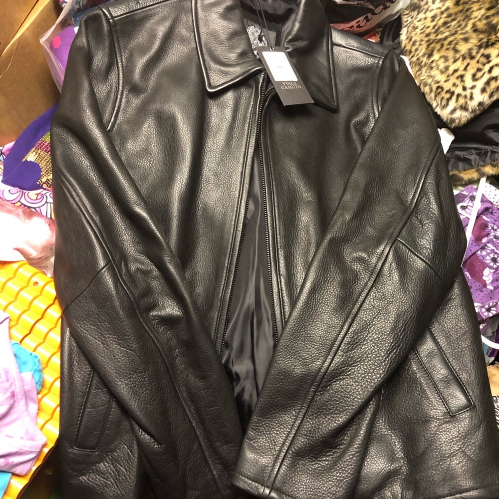 Vince Camuto Black leather jacket